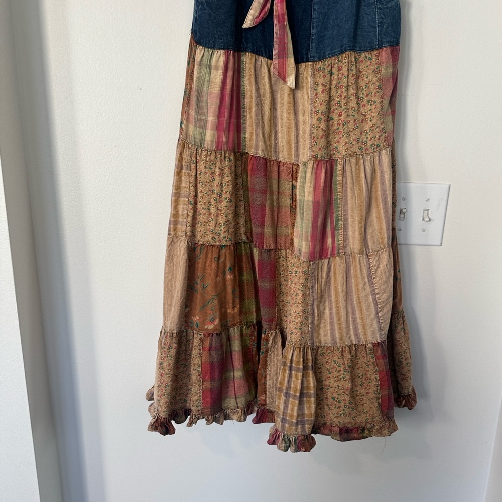 Young Threads Funky Tulip Patchwork Belted Skirt … - image 3